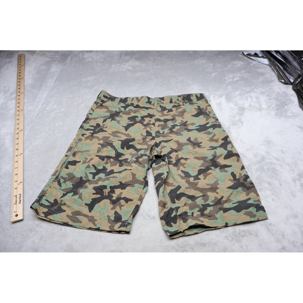 Columbia Shorts Boys XL 18/20 Camo Silver Ride Novelty Ripstop Cargo Outdoor 10"